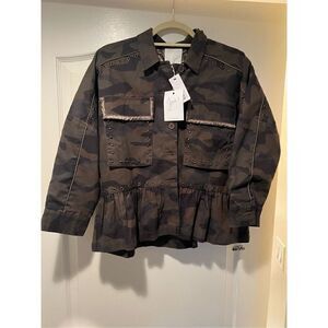 Joie Camo Embelisshed Jacket M